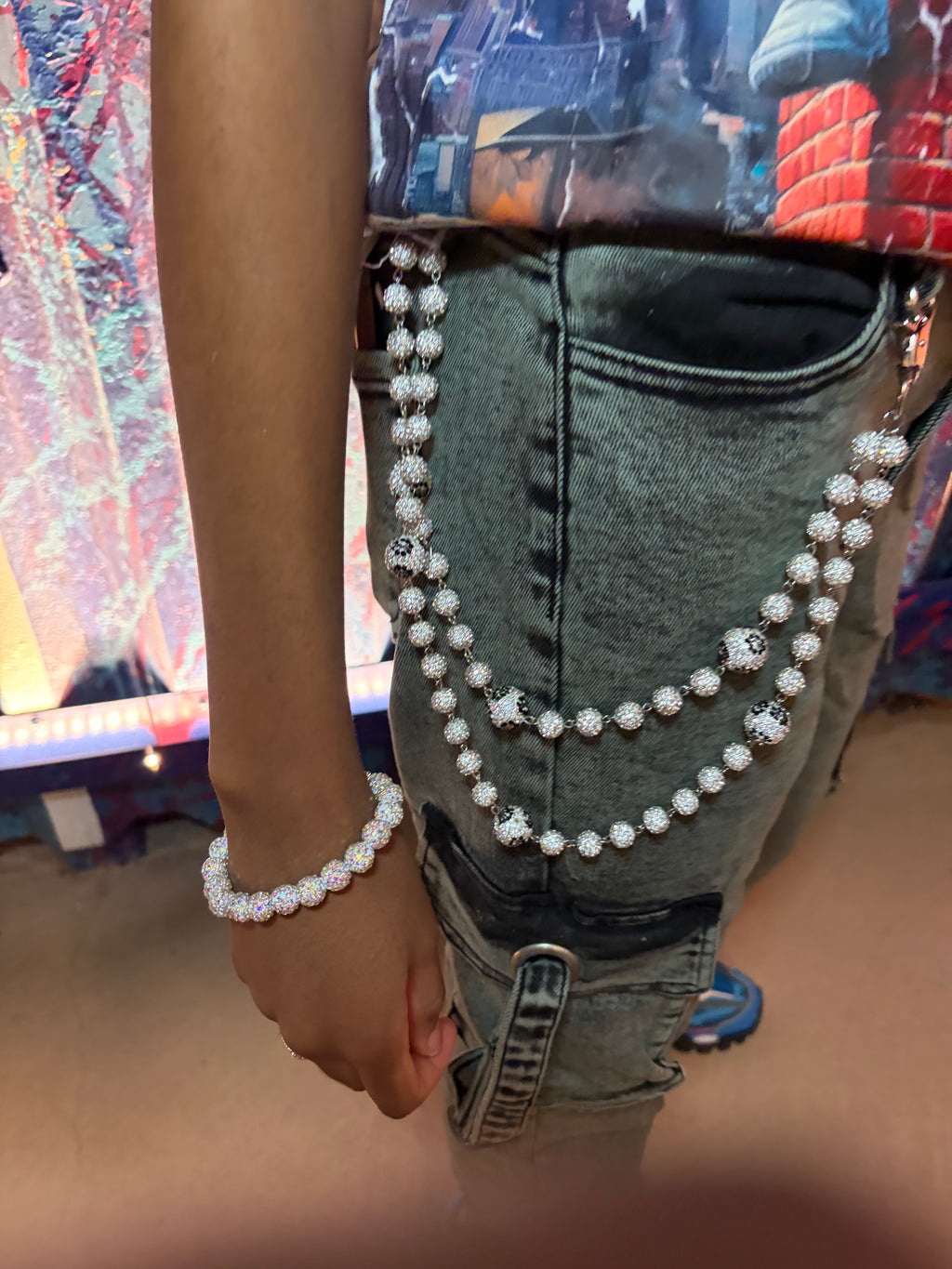 Iced Out Cheetah Wallet Chains