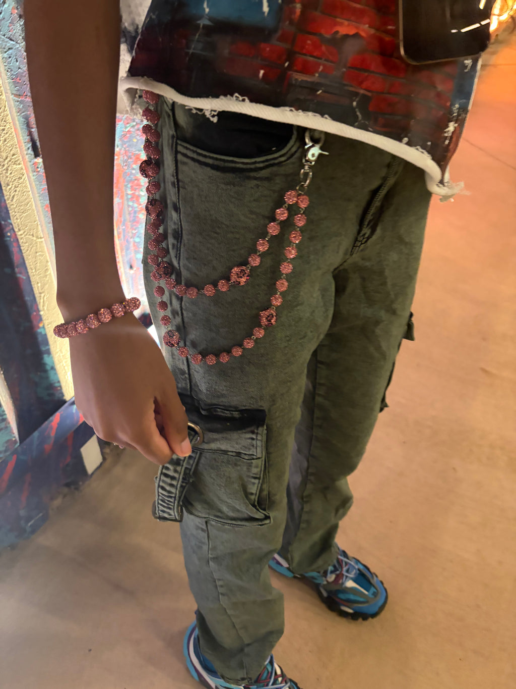 Iced Out Cheetah Wallet Chains