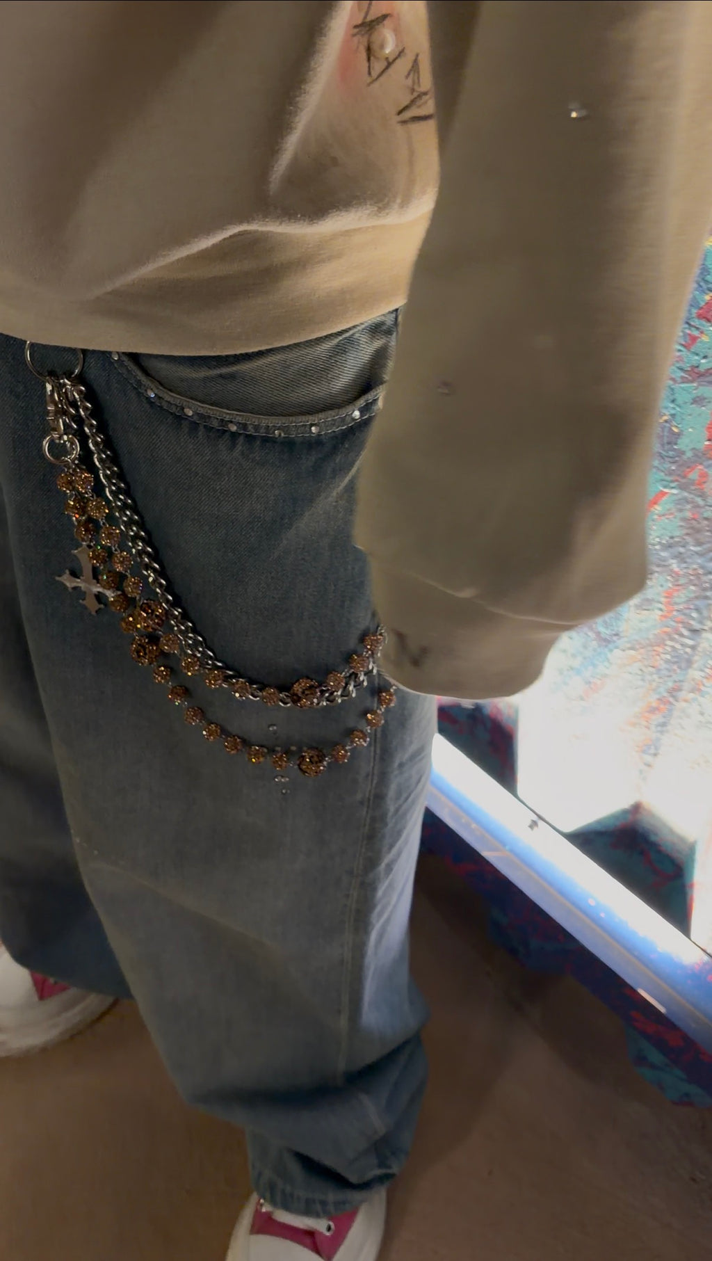 Iced Out Cheetah Wallet Chains